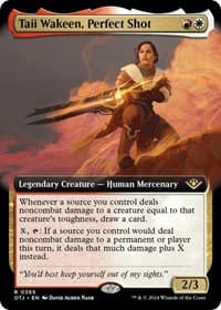 Taii Wakeen, Perfect Shot (Extended Art) - Outlaws of Thunder Junction - Magic: The Gathering card
