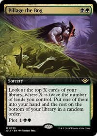 Pillage the Bog (Extended Art) - Outlaws of Thunder Junction - Magic: The Gathering card