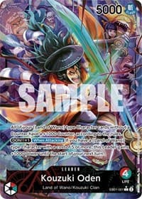 Kouzuki Oden (Alternate Art) - Extra Booster: Memorial Collection - One Piece Card Game card
