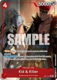 Kid & Killer (Alternate Art) - Extra Booster: Memorial Collection - One Piece Card Game card