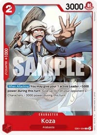Koza - Extra Booster: Memorial Collection - One Piece Card Game card