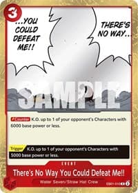There's No Way You Could Defeat Me!! - Extra Booster: Memorial Collection - One Piece Card Game card