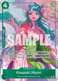 Kouzuki Hiyori (Alternate Art) - Extra Booster: Memorial Collection - One Piece Card Game card