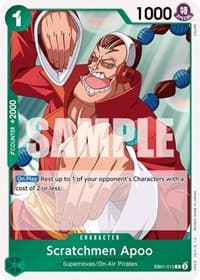 Scratchmen Apoo - Extra Booster: Memorial Collection - One Piece Card Game card