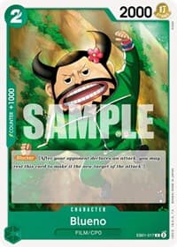 Blueno (017) - Extra Booster: Memorial Collection - One Piece Card Game card