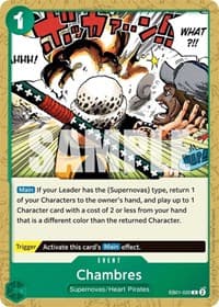 Chambres - Extra Booster: Memorial Collection - One Piece Card Game card