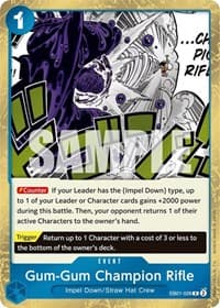 Gum-Gum Champion Rifle - Extra Booster: Memorial Collection - One Piece Card Game card