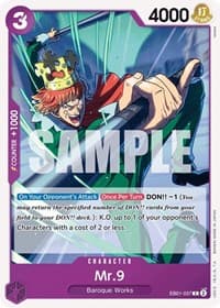 Mr. 9 - Extra Booster: Memorial Collection - One Piece Card Game card