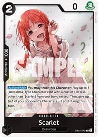 Scarlet - Extra Booster: Memorial Collection - One Piece Card Game card
