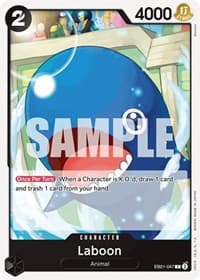 Laboon (047) - Extra Booster: Memorial Collection - One Piece Card Game card