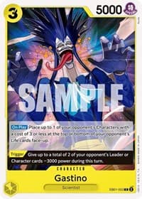 Gastino - Extra Booster: Memorial Collection - One Piece Card Game card