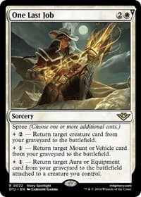 One Last Job - Outlaws of Thunder Junction - Magic: The Gathering card