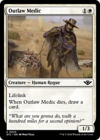 Outlaw Medic - Outlaws of Thunder Junction - Magic: The Gathering card