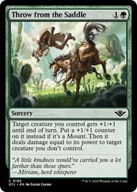Throw from the Saddle - Outlaws of Thunder Junction - Magic: The Gathering card
