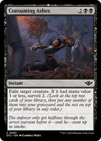 Consuming Ashes - Outlaws of Thunder Junction - Magic: The Gathering card
