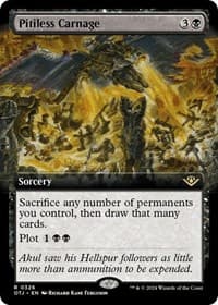 Pitiless Carnage (Extended Art) - Outlaws of Thunder Junction - Magic: The Gathering card