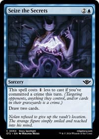 Seize the Secrets - Outlaws of Thunder Junction - Magic: The Gathering card