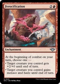 Ferocification - Outlaws of Thunder Junction - Magic: The Gathering card