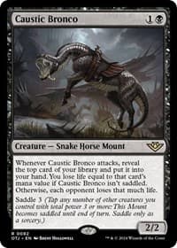 Caustic Bronco - Outlaws of Thunder Junction - Magic: The Gathering card