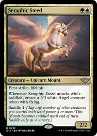 Seraphic Steed - Outlaws of Thunder Junction - Magic: The Gathering card