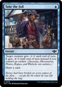 Take the Fall - Outlaws of Thunder Junction - Magic: The Gathering card