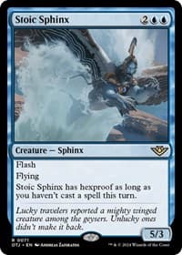 Stoic Sphinx - Outlaws of Thunder Junction - Magic: The Gathering card