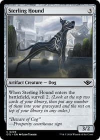 Sterling Hound - Outlaws of Thunder Junction - Magic: The Gathering card