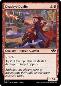 Deadeye Duelist - Outlaws of Thunder Junction - Magic: The Gathering card
