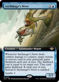 Archmage's Newt (Extended Art) - Outlaws of Thunder Junction - Magic: The Gathering card