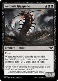 Ambush Gigapede - Outlaws of Thunder Junction - Magic: The Gathering card