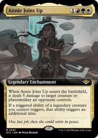 Annie Joins Up (Extended Art) - Outlaws of Thunder Junction - Magic: The Gathering card