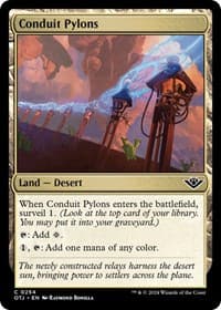 Conduit Pylons - Outlaws of Thunder Junction - Magic: The Gathering card