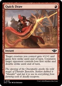 Quick Draw - Outlaws of Thunder Junction - Magic: The Gathering card