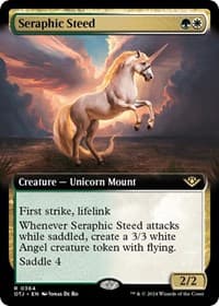 Seraphic Steed (Extended Art) - Outlaws of Thunder Junction - Magic: The Gathering card