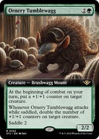 Ornery Tumblewagg (Extended Art) - Outlaws of Thunder Junction - Magic: The Gathering card