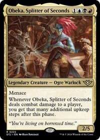 Obeka, Splitter of Seconds - Outlaws of Thunder Junction - Magic: The Gathering card