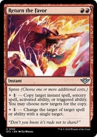 Return the Favor - Outlaws of Thunder Junction - Magic: The Gathering card