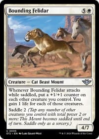 Bounding Felidar - Outlaws of Thunder Junction - Magic: The Gathering card