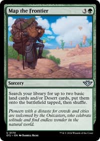 Map the Frontier - Outlaws of Thunder Junction - Magic: The Gathering card