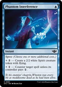 Phantom Interference - Outlaws of Thunder Junction - Magic: The Gathering card