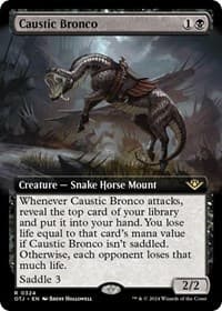 Caustic Bronco (Extended Art) - Outlaws of Thunder Junction - Magic: The Gathering card