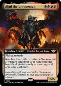 Akul the Unrepentant (Extended Art) - Outlaws of Thunder Junction - Magic: The Gathering card