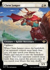Claim Jumper (Extended Art) - Outlaws of Thunder Junction - Magic: The Gathering card