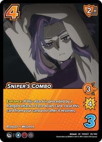 Sniper's Combo - UniVersus: My Hero Academia: Girl Power - UniVersus card
