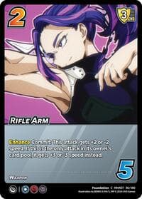 Rifle Arm - UniVersus: My Hero Academia: Girl Power - UniVersus card