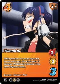 Tuning In - UniVersus: My Hero Academia: Girl Power - UniVersus card