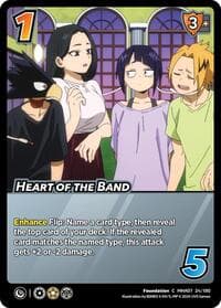 Heart of the Band - UniVersus: My Hero Academia: Girl Power - UniVersus card