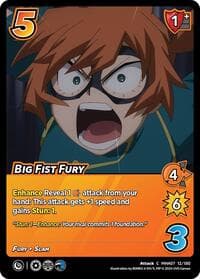 Big Fist Fury - UniVersus: My Hero Academia: Girl Power - UniVersus card