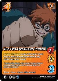 Big Fist Overhand Punch - UniVersus: My Hero Academia: Girl Power - UniVersus card