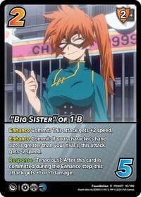 "Big Sister" of 1-B - UniVersus: My Hero Academia: Girl Power - UniVersus card